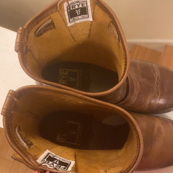 Frye Engineer 8R Leather Boot in Dark Brown - Picture 7 of 11